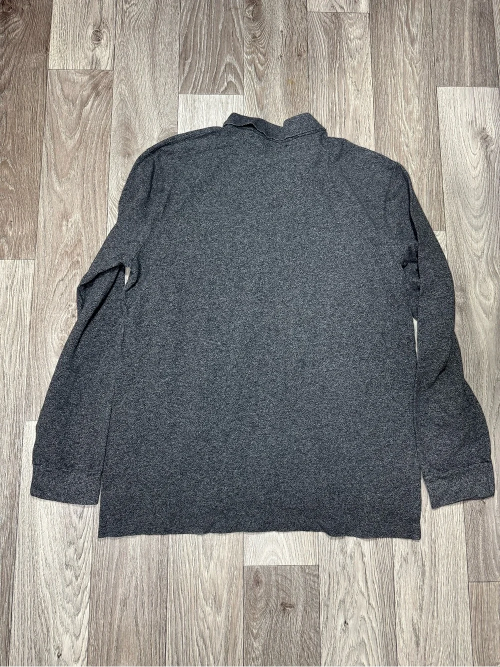 Polo by Ralph Lauren Long-Sleeve Heather Charcoal Polo Shirt
